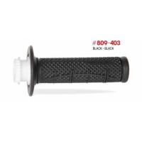 PROGRIP 2025/12 Ручки PG809 OFF ROAD з блокуванням SCS LOCK-ON + 7 адаптерів для ручки газу (22+25MM) колір чорний двокомпонентні HALF WAFFLE довж. 115MM (809-403)