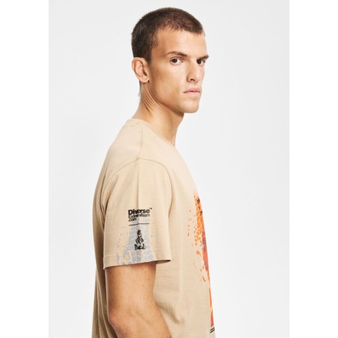 НОВИЙ ТОВАР DIVERSE EXTREME TEAM - ФУТБОЛКА DAKAR RALLY DKR DES 2025 ПІЩАНИЙ КОЛІР S