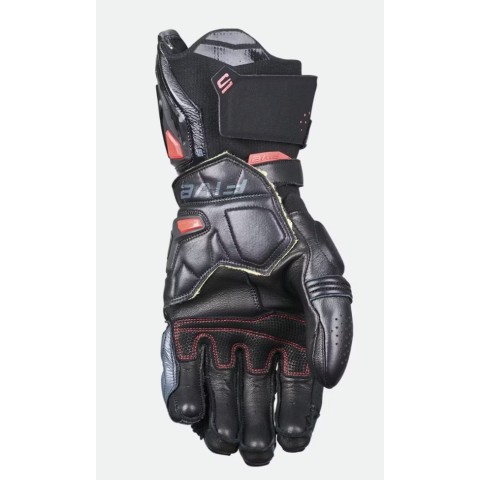 Шкіряні спортивні рукавички FIVE GLOVES RFX1 EVO колір чорний/сірий 9 (M)
