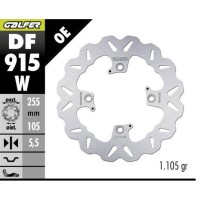 Гальмівний диск задній GALFER для Triumph Bonneville '04-'25; Scrambler '04-'24; Tiger 800 '11-'20; Tiger 850 '24-'25; Tiger 1050 '07- (255X105X5,5)