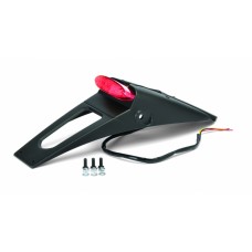 POLISPORT КРІПЛЕННЯ НОМЕРНОГО ЗНАКА З ЛІХТАРЕМ RSP LED 2.0 (ЧЕРВОНИЙ) З ГОМОЛОГАЦІЄЮ КОЛІР ЧОРНИЙ