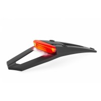 POLISPORT КРІПЛЕННЯ НОМЕРНОГО ЗНАКА З ЛІХТАРЕМ RSP LED 3.0 (ЧЕРВОНИЙ) КОЛІР ЧОРНИЙ