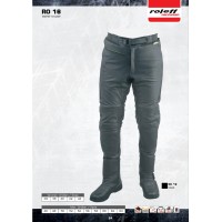 ВЕЛИКА ПРОМОЦІЯ ROLEFF ШКІРЯНІ ШТАНИ МОДЕЛЬ RO16 КОЛІР ЧОРНИЙ РОЗМІР 50