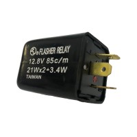 Реле поворотів 12V 23Wx2+3,4W лампове 3 PIN (прямокутний корпус)