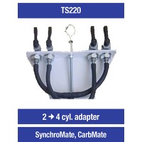 OPTIMATE TECMATE АДАПТЕР ДЛЯ СИНХРОНІЗАТОРІВ КАРБЮРАТОРІВ SYNCHROMATE ТА CARBMATE З 2 НА 4 ЦИЛІНДРИ