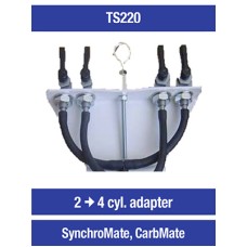 OPTIMATE TECMATE АДАПТЕР ДЛЯ СИНХРОНІЗАТОРІВ КАРБЮРАТОРІВ SYNCHROMATE ТА CARBMATE З 2 НА 4 ЦИЛІНДРИ