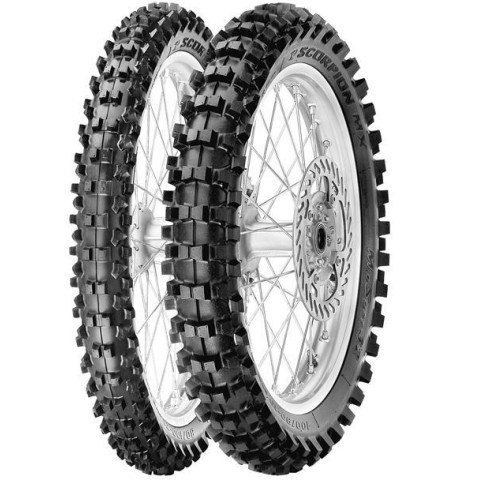 Шина PIRELLI 2.75-10 SCORPION MX32 MID SOFT NHS 37J TT ЗАД DOT 26/2025