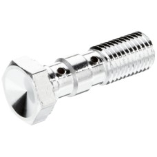 TRW ZF гідравлічний болт для гальмівних шлангів M10X1,25 подвійний, колір сталевий (хром) (акція)