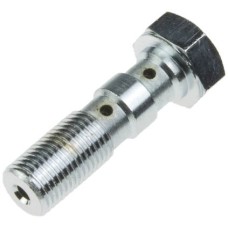 TRW ZF ГІДРАВЛІЧНИЙ БОЛТ ДЛЯ ГАЛЬМІВНИХ ШЛАНГІВ M10X1,00 ПОДВІЙНИЙ СТАЛЕВИЙ КОЛІР (ХРОМ) (АКЦІЯ)