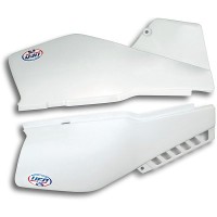 UFO бокові панелі під сидіння Yamaha XT 600 '87-'90 білий (комплект)