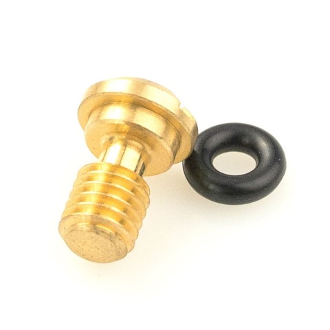 KYB Гвинт (гвинтик) клапана розповітрювання переднього амортизатора 5x11 золотий колір