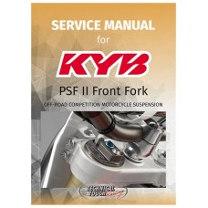 Сервісна книга KYB PSF II (Pneumatic Spring Fork) англійською (інструкція з обслуговування)