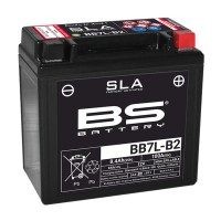 Акумулятор BS BB7L-B2 (FA) (YB7-B2) 12V 8AH 135X75X133 необслуговуваний - залитий (100A) (6)