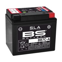 BS АКУМУЛЯТОР BB7C-A (FA) (YB7C-A) 12V 8AH 129X89X114 ОБСЛУГОВУВАНИЙ - ЗАЛИТИЙ (80A) (5)
