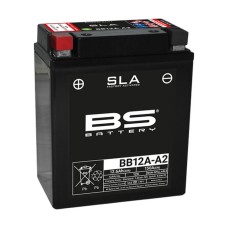 BS АКУМУЛЯТОР BB12A-A2 (FA) (YB12A-A2) 12V 12AH 134X80X161 БЕЗОБСЛУГОВУВАНИЙ - ЗАЛИТИЙ (150A) (5)