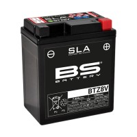 Акумулятор BS BTZ8V (FA) (YTZ8V) 12V 7AH 113X70X130 необслуговуваний - залитий (120A) (8)