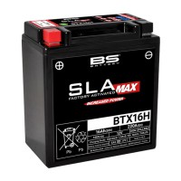 BS АКУМУЛЯТОР BTX16H MAX (FA) (YTX16H) 12V 14AH 150X87X161 БЕЗОБСЛУГОВУВАНИЙ - ЗАЛИТИЙ (ЗБІЛЬШЕНИЙ ПУСКОВИЙ СТРУМ) (250A) (BMW) (4)