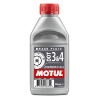 Гальмівна рідина MOTUL DOT3 та DOT4 0,5L (синтетична)