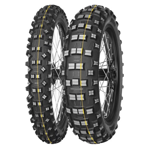 Шина MITAS 90/100-21 TERRA FORCE-EF SUPER 57R TT ПЕРЕДНЯ (ЖОВТА СМУЖКА) DOT 30/2025 (460092) (ЗАМІННИК:70000206)