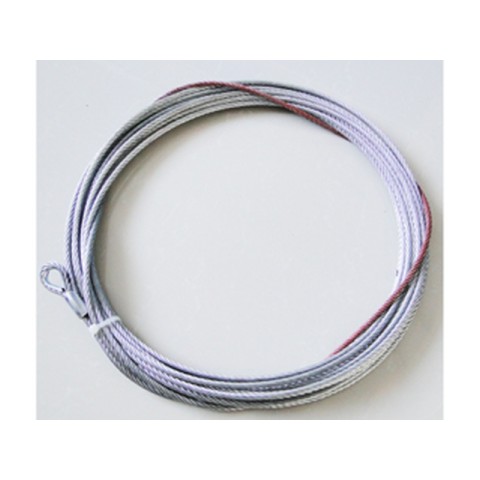 BRONCO сталевий трос для (лебідки) лебідок 1500LBS довж. 7.6M, діам. 4.0MM