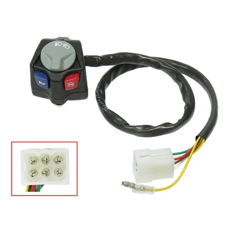 PSYCHIC Комбінований перемикач запалювання, світла, сигналу на кермо KTM EXC 125/200/250/300 (TPI) '15-20, EXCF 250/350/450/500 '15-20, FREERIDE 250/350 '15-19 (78111070000)