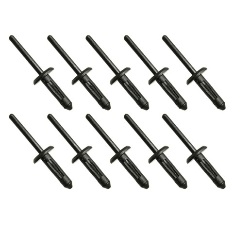 BRONCO монтажні шпильки для пластика (глибина 25,8 мм, товщина 2,8 мм, ширина головки 12,5 мм, загальна довжина 47,8 мм) (10 шт.)