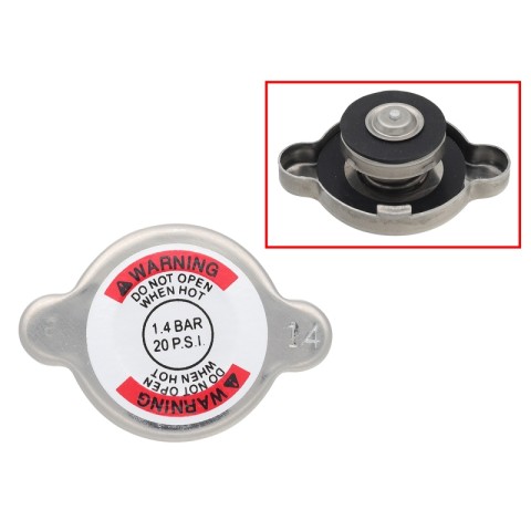 Кришка радіатора PSYCHIC для PSYCHIC, 4PLAY та японських OEM і замінників 45MM 1.4 BAR / 20 PSI