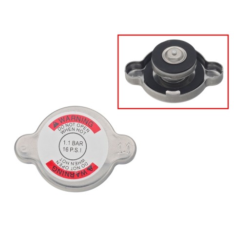 Кришка радіатора PSYCHIC, BRONCO і 4PLAY, а також японських OEM і замінників 45MM 1.1 BAR / 16 PSI - замінює AC-10024