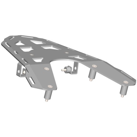 Задній багажник CROSSPRO GASGAS ES 700 '22-'24, SM 700 '22-'24, KTM 690 ENDURO R, SMC R '20-'25 Чорний