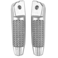 BIKETEC PARTS НАБІР ПІДНІЖОК (ПІДНІЖКИ) ДЛЯ ПАСАЖИРА BMW K 1300S/R '08-13, K 1200R/S '03-08, F 800R '05-13, R 1200S HP2 '04-06 КОЛІР СРІБЛЯСТИЙ