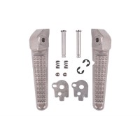 BIKETEC PARTS Комплект підніжок (підніжки) пасажира з кріпленнями Honda CB 400 '93-98, CBR 250 '87-97, CBR 900 '93-99, CBR 929 '00-01, CBR 954 '02-03, VTR 1000 '97-05, CBR 600 '91-02, VFR 750/800 '90-10, CBR 1100XX '96-05, CB 1300 '03-17 колір SR