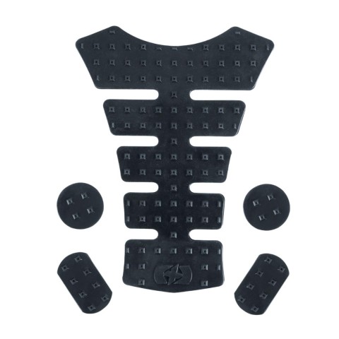 Універсальний силіконовий захист бака OXFORD, наклейка на бак, чорний колір