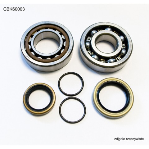 Підшипники колінвала з сальниками BEARING WORX KTM SX/EXC 125/200 98-25 (NTN) (MADE IN JAPAN) (23.CBS62001) (24-1097)