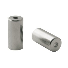 ELVEDES РОЗПРОДАЖ АЛЮМІНІЄВИЙ КІНЕЦЬ ТРОСА ГАЛЬМА (5мм) КОЛІР СРІБЛЯСТИЙ УПАКОВКА 10ШТ