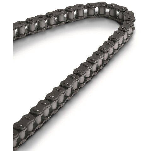 Приводний ланцюг IRIS 428 TX-132 (132 ланок) без O-кілець (відкритий + замок) чорний (для 85ccm) (18,5KN)